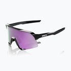 Окуляри сонцезахисні 100% S3 polished black/hiper polarized lavender mirror