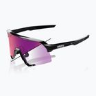 Окуляри сонцезахисні 100% S3 LE gloss black/purple flash mirror photochromic