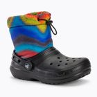 Снігоступи дитячі Crocs Classic Lined Спрей Dye Boot Kids black/multi