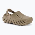Шльопанці дитячі Crocs Echo Clog Kids khaki