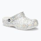 Дитячі шльопанці Crocs Classic Starry Glitter білі