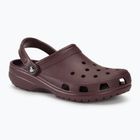 Шльопанці Crocs Classic dark cherry