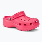 Шльопанці жіночі Crocs Classic Platform Clog hyper pink