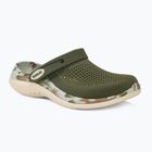 Шльопанці Crocs LiteRide 360 Marbled Clog армійські зелені/мульти