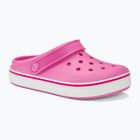 Шльопанці дитячі Crocs Crocband Clean Off Court Clog taffy pink