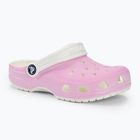 Дитячі шльопанці Crocs Classic Glow in the Dark фламінго