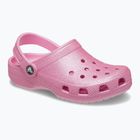 Шльопанці дитячі Crocs Classic Glitter Clog Toddler pink tweed glitter