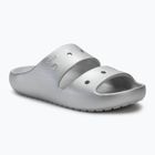 Шльопанці Crocs Classic Metallic Sandal V2 silver