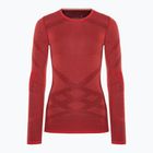 Жіноча термоактивна кофта Smartwool Intraknit Thermal Merino Baselayer Crew scarlet/black