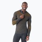 Лонгслів термічний чоловічий Smartwool Intraknit Thermal Merino Baselayer 1/4 charcoal/honey грold