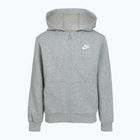 Кофта дитяча Nike Sportswear Club Fleece dark grey heather/base grey/white