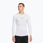 Лонгслів для тренувань чоловічий Nike Pro Dri-Fit Tight Fitness white/black