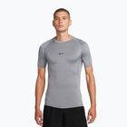 Футболка для тренувань чоловіча Nike Pro Dri-Fit Tight Fitness smoke grey/black