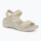 Жіночі босоніжки SKECHERS Go Walk Arch Fit поліровані бежеві