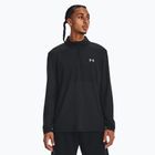 Лонгслів для бігу чоловічий Under Armour Seamless Stride 1/4 Zip black/reflective