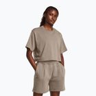 Футболка для тренувань жіноча Under Armour Campus Boxy Crop taupe dusk/black