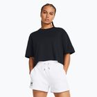 Футболка для тренувань жіноча Under Armour Campus Boxy Crop black/white