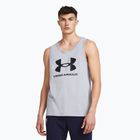 Топ чоловічий Under Armour Sportstyle Logo steel light heather/black