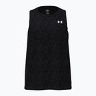 Футболка для тренувань жіноча Under Armour Tech Tank Twist black/white