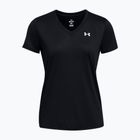 Футболка для тренувань жіноча Under Armour Tech SSV Solid black/white