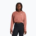 Кофта для тренувань жіноча Under Armour Rival Terry Os Crop Crew canyon pink/white