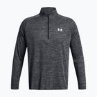 Кофта чоловіча Under Armour Tech Textured 1/2 Zip LS black/white