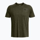 Футболка для тренувань чоловіча Under Armour Tech Textured marine od green/black