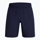 Шорти для тренувань чоловічі Under Armour Tech Woven Wordmark midnight navy/white