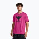 Футболка для тренувань чоловіча Under Armour Project Rock Payoff Graphic astro pink/downpour gray
