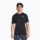 Футболка для тренувань чоловіча Under Armour Project Rock Payoff AOP Graphic black/silt