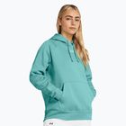 Кофта жіноча Under Armour Rival Fleece Hoodie radial turquoise/white