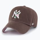 Кепка 47 Brand New York Yankees Thorn CLEAN UP brown
