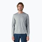 Кофта чоловіча Patagonia Cap Cool Daily Graphic Shirt-Waters boardshort logo abalone blue/feather grey