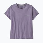 Футболка жіноча Patagonia P-6 Logo Responsibili-Tee concrete purple