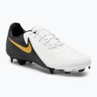 Кросівки футбольні Nike Phantom GX II Academy FG/MG white / metallic gold coin / black