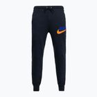 Чоловічі штани Nike Club Fleece Joggers чорні / чорні / безпечні помаранчеві