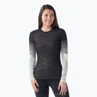 Жіноча термоактивна кофта Smartwool Intraknit Thermal Merino Base Layer Pattern Crew black