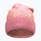 Шапка з манжетами Smartwool Merino Reversible Cuffed Garden pink digi snow