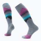 Шкарпетки гірськолижні жіночі Smartwool Ski Targeted Cushion Pattern OTC pewter blue