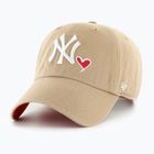 Кепка 47 Brand MLB New York Yankees Icon CLEAN UP khaki