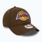 Чоловіча бейсболка New Era Repreve 9Forty Los Angeles Lakers темно-коричнева