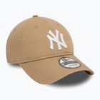 Бейсболка New Era League Essential 9Twenty New York Yankees світло-бежева