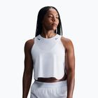 Футболка для бігу жіноча Nike AeroSwift Dri-Fit ADV Cropped Tank Top off white/black