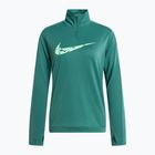 Кофта для бігу жіноча Nike Swoosh Dri-FIT 1/4-Zip Mid bicoastal/vapor green