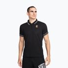Чоловіча тенісна футболка Nike Court Heritage Polo black/white