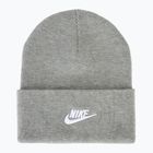 Зимова шапка Nike Peak Futura Beanie темно-сірий верес / білий