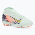 Кросівки футбольні дитячі Nike Superfly 10 Club Mercurial Dream Speed FG/MG Jr barely green/crimson pulse/metallic gold coin