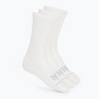 Шкарпетки HOKA Crew Run Socks 3 пари білий/білий/білий