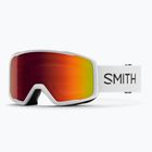 Лижні окуляри Smith Tribute white/red sol-x mirror