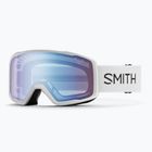 Лижні окуляри Smith Tribute white/blue sensor mirror